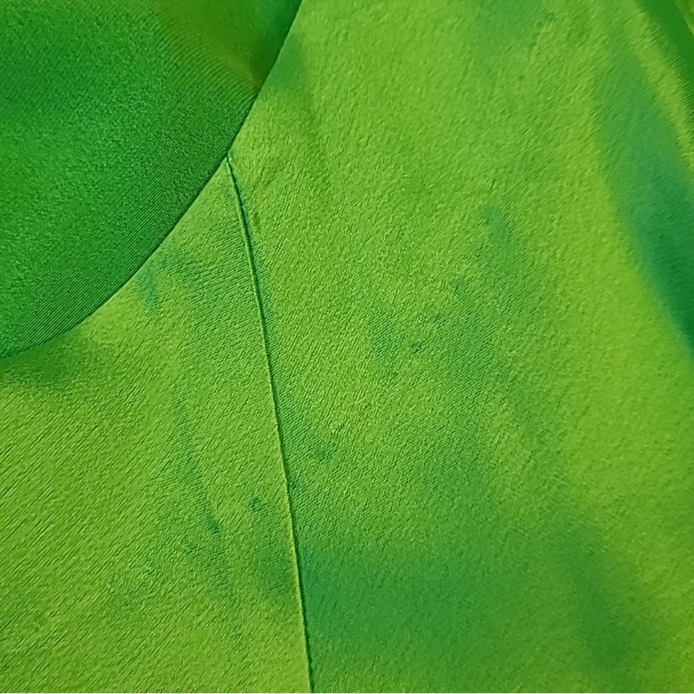 Retrofete Maria midi dress in lime punch xs - Picture 9 of 10